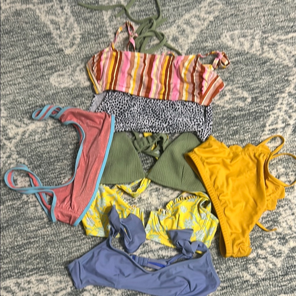 Zaful Pink and Yellow Bikinis Swimwear Collection